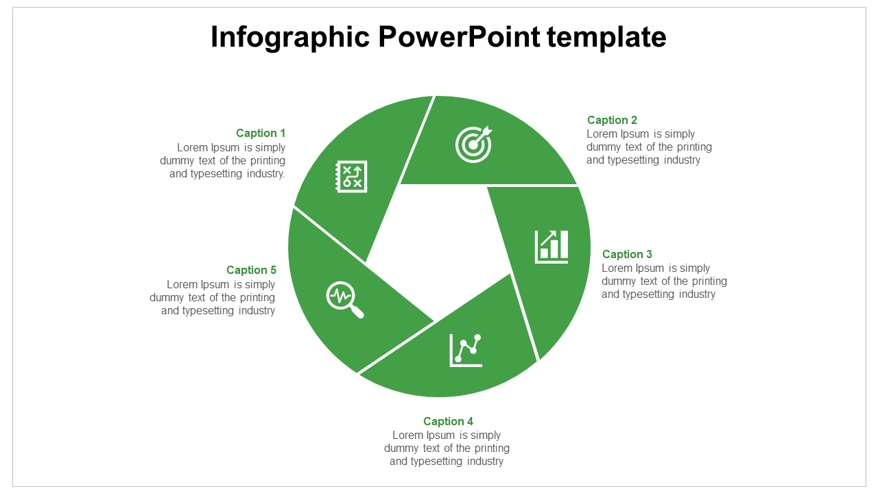 Infographic Powerpoint Template-green